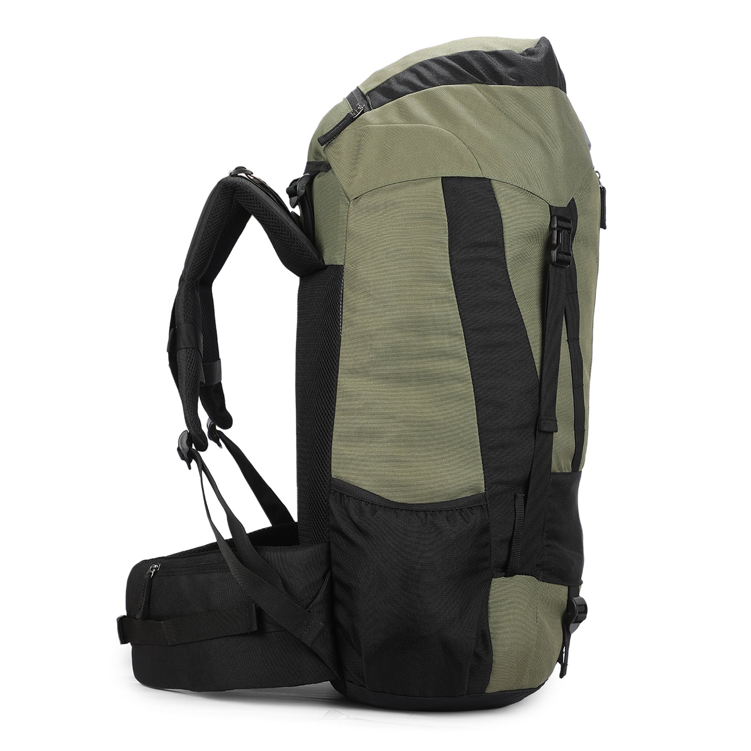 Greenlands CRIA 55L Rucksack Olive | Durable Trekking Bag with Multiple Compartments for Adventure Travel