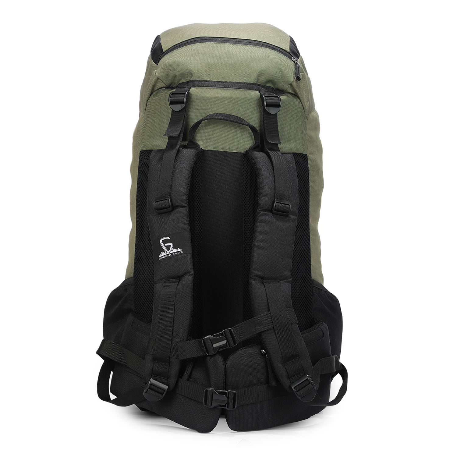 Greenlands CRIA 55L Rucksack Olive | Durable Trekking Bag with Multiple Compartments for Adventure Travel