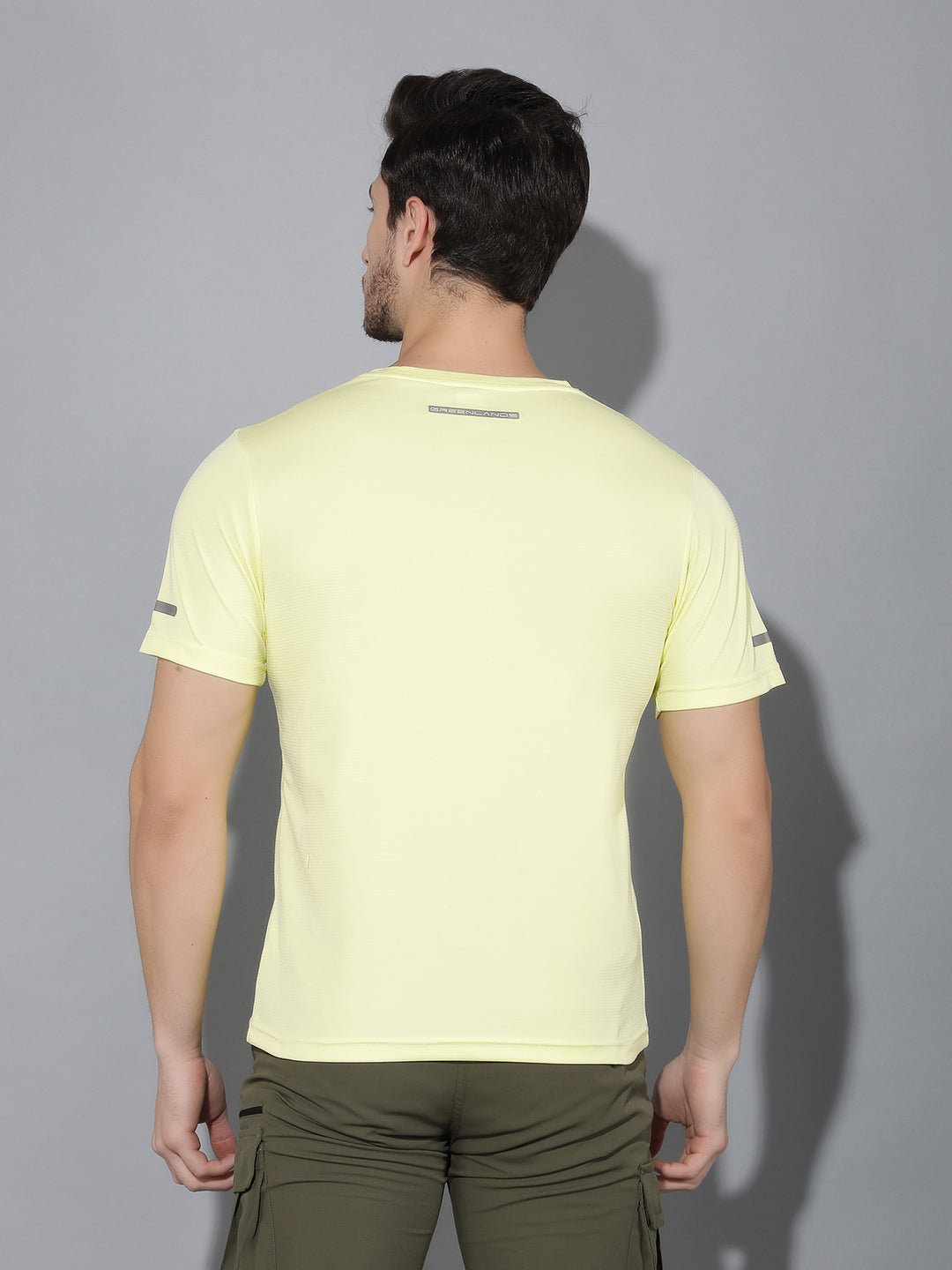 Greenlands T-Shirt HS STRIA R Pastel Yellow