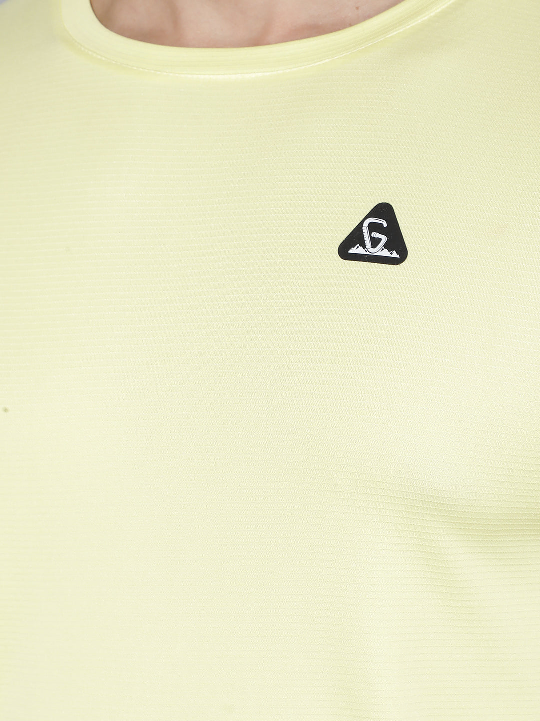 Greenlands T-Shirt HS STRIA R Pastel Yellow