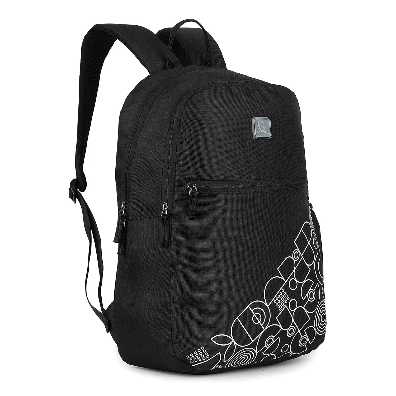 Greenlands Stria Backpack | Heavy-Duty 450D, Ergonomic Padded Straps, Mesh Ventilation | 2+1 Compartments, Bottle Pocket | Daily & Sports Bag