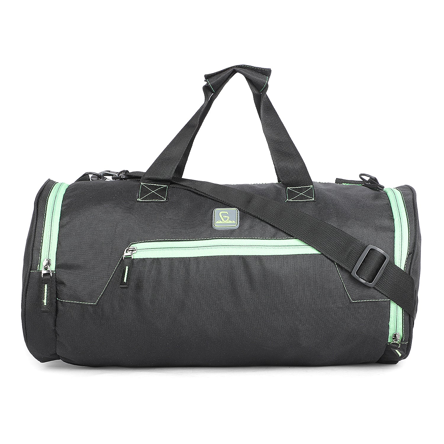 Greenlands Ascent Gym Bag | 450D Water-Repellent Duffel with Shoe Compartment & Padded Strap