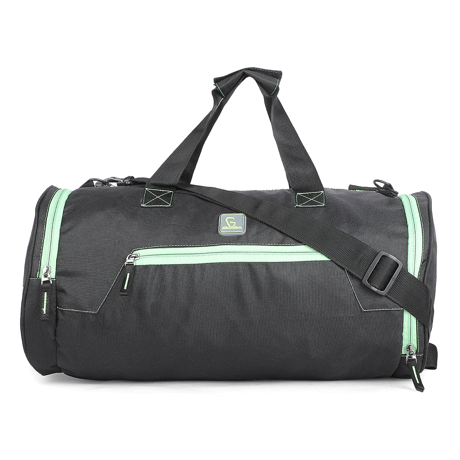 Greenlands Ascent Gym Bag | 450D Water-Repellent Duffel with Shoe Compartment & Padded Strap