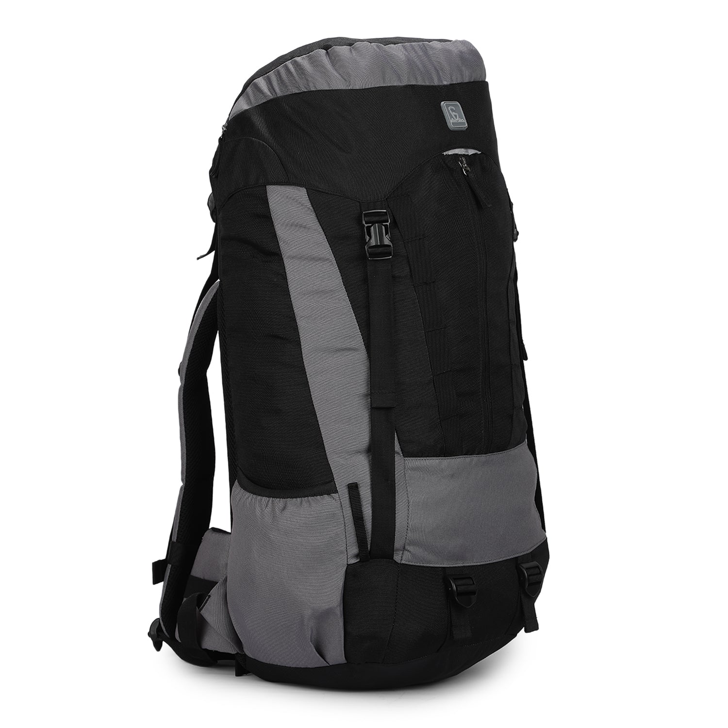 Greenlands CRIA 55L Rucksack Black | Durable Trekking Bag with Multiple Compartments for Adventure Travel
