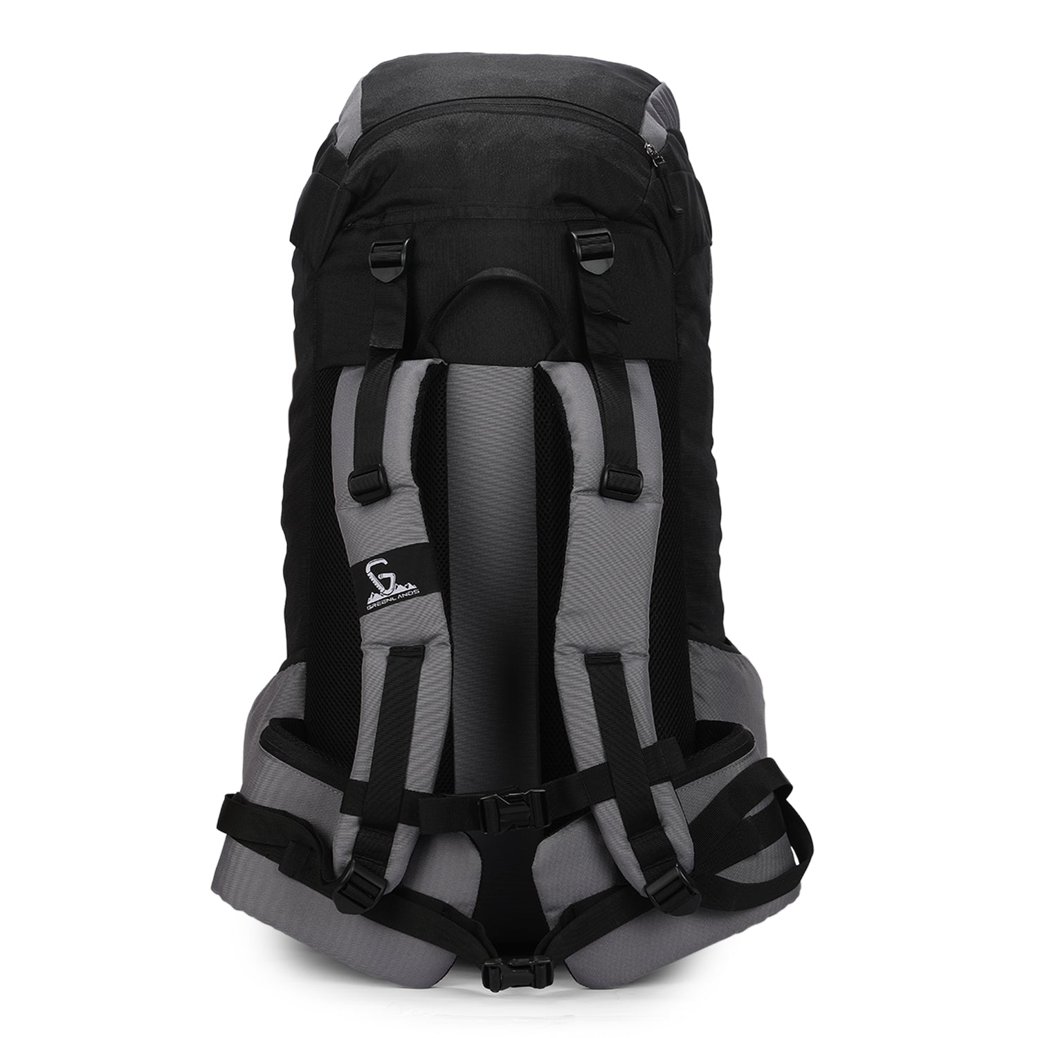 Greenlands CRIA 55L Rucksack Black | Durable Trekking Bag with Multiple Compartments for Adventure Travel