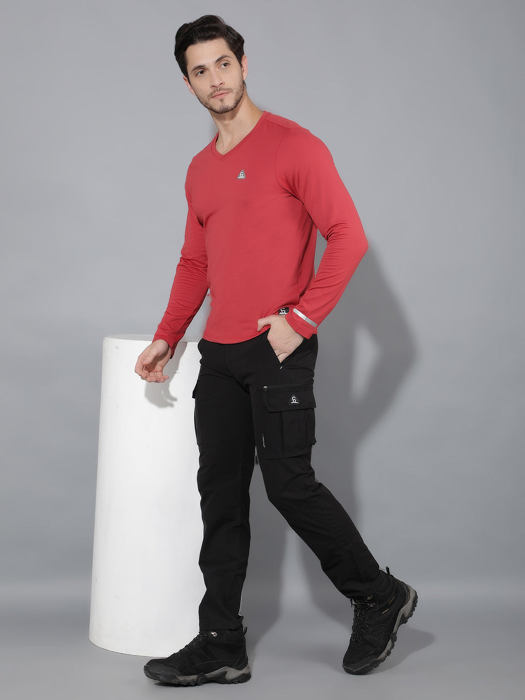 Greenlands T-Shirt FS TRISH V Maroon