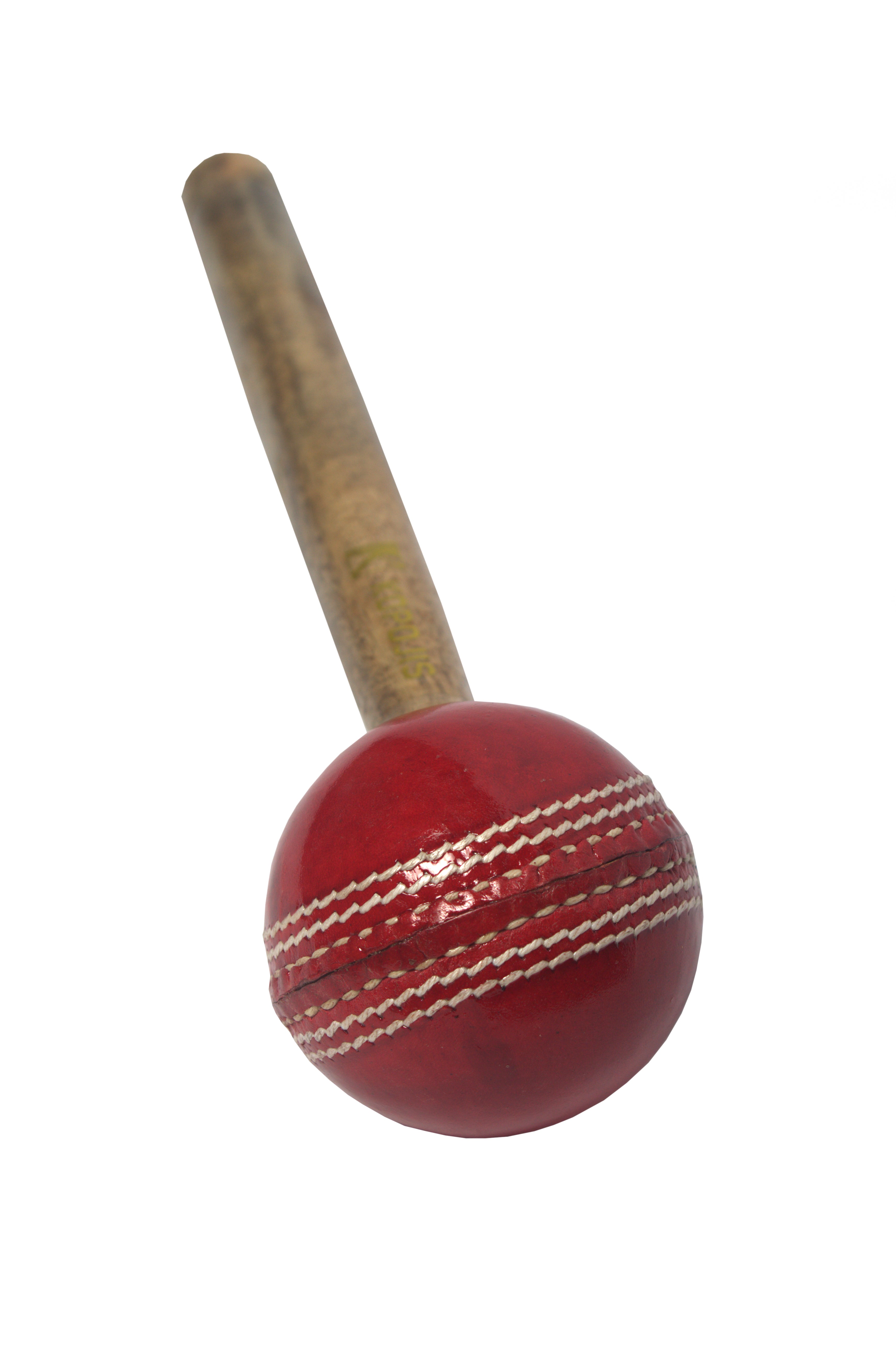 Kopojis Wooden Bat Mallet with Leather Ball (Sheesham), Perfect for Enhancing The Power of Your Cricket Bat