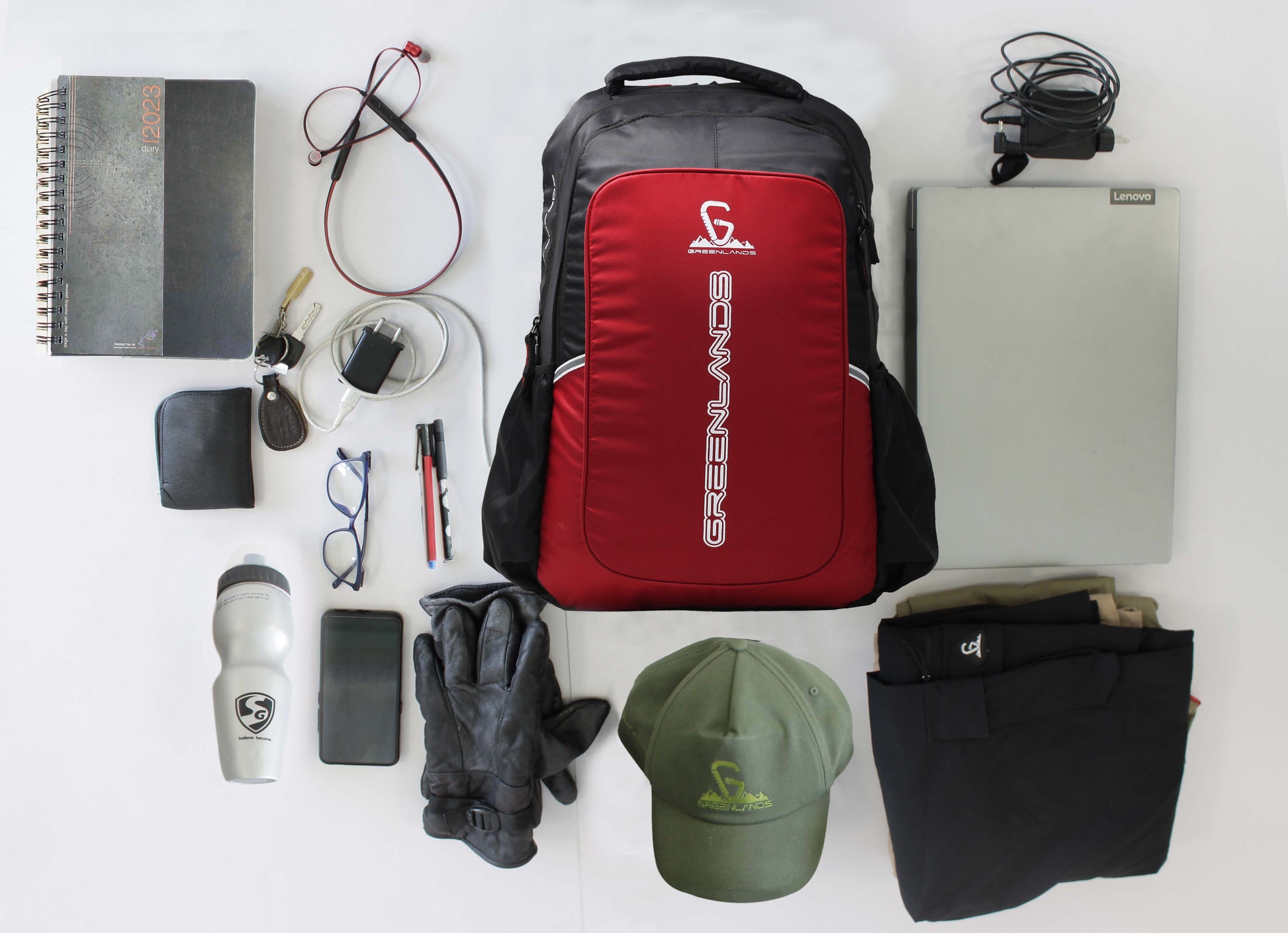 Greenlands Torpedo Backpack - Red