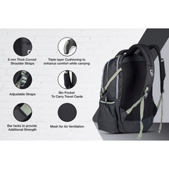 Greenlands Quad Backpack - Dark Grey