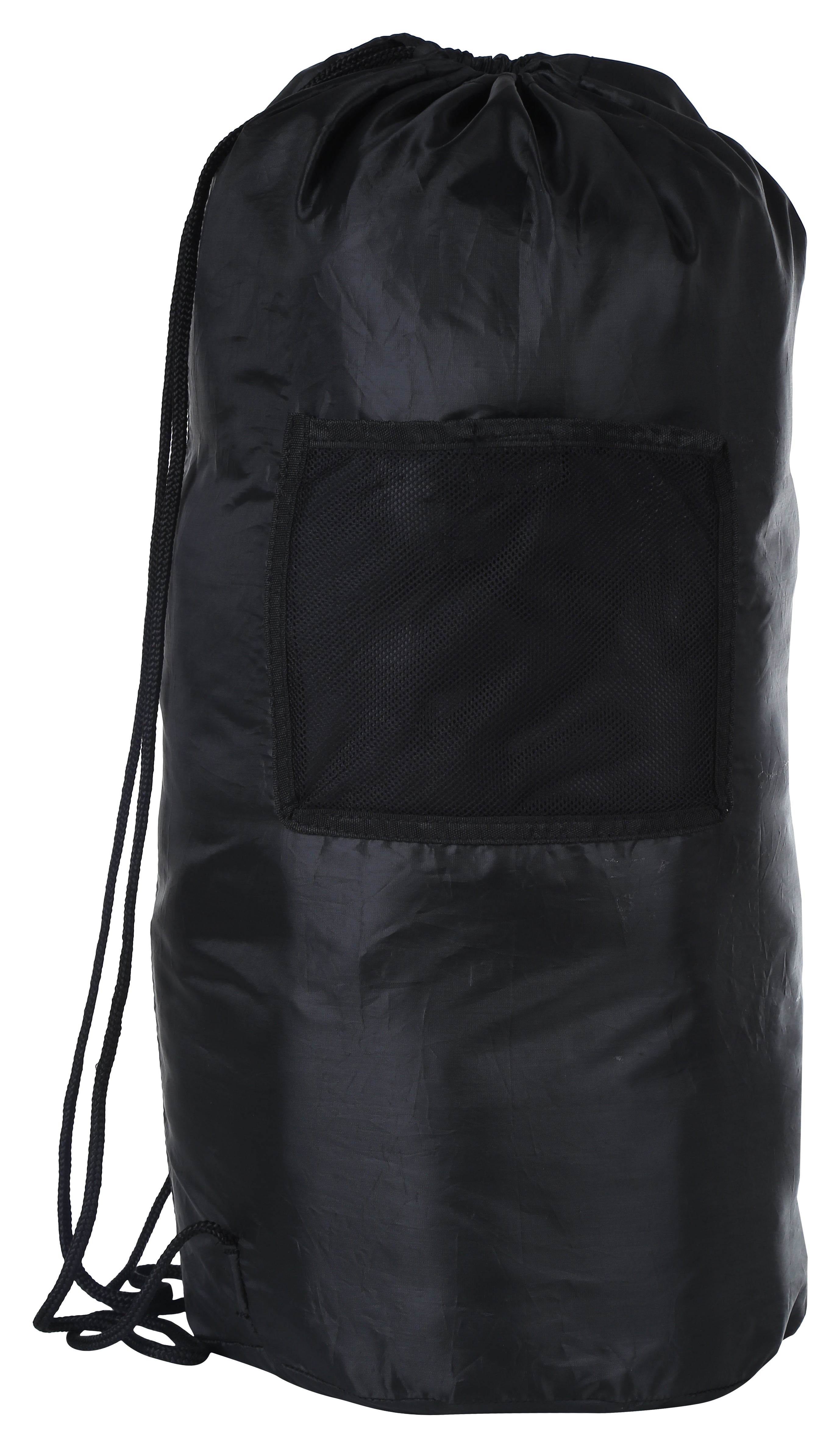 Greenlands Lightweight Roundable Backpack (Medium, Black) | Versatile Travel Backpack with Dual-Purpose Drawstring Closure | Ideal for Men & Women | Perfect for Daily Use, Office, Outdoor Adventures & Hiking
