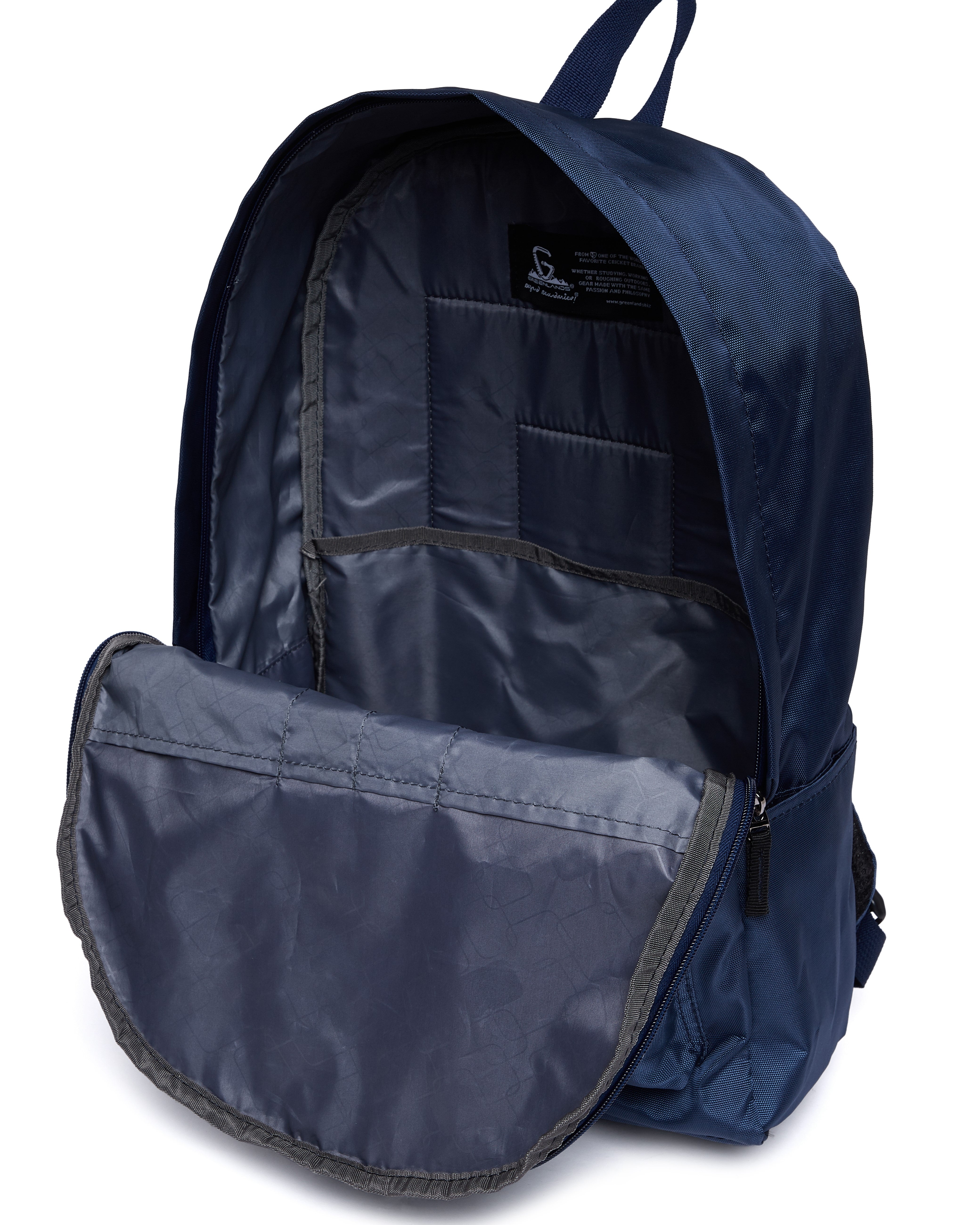Greenlands 27L Classic Kangaroo Water-Resistant Backpack with S-Shaped Padded Shoulder Straps | Ideal for Men & Women | Perfect for Travel, School & Office (Blue)