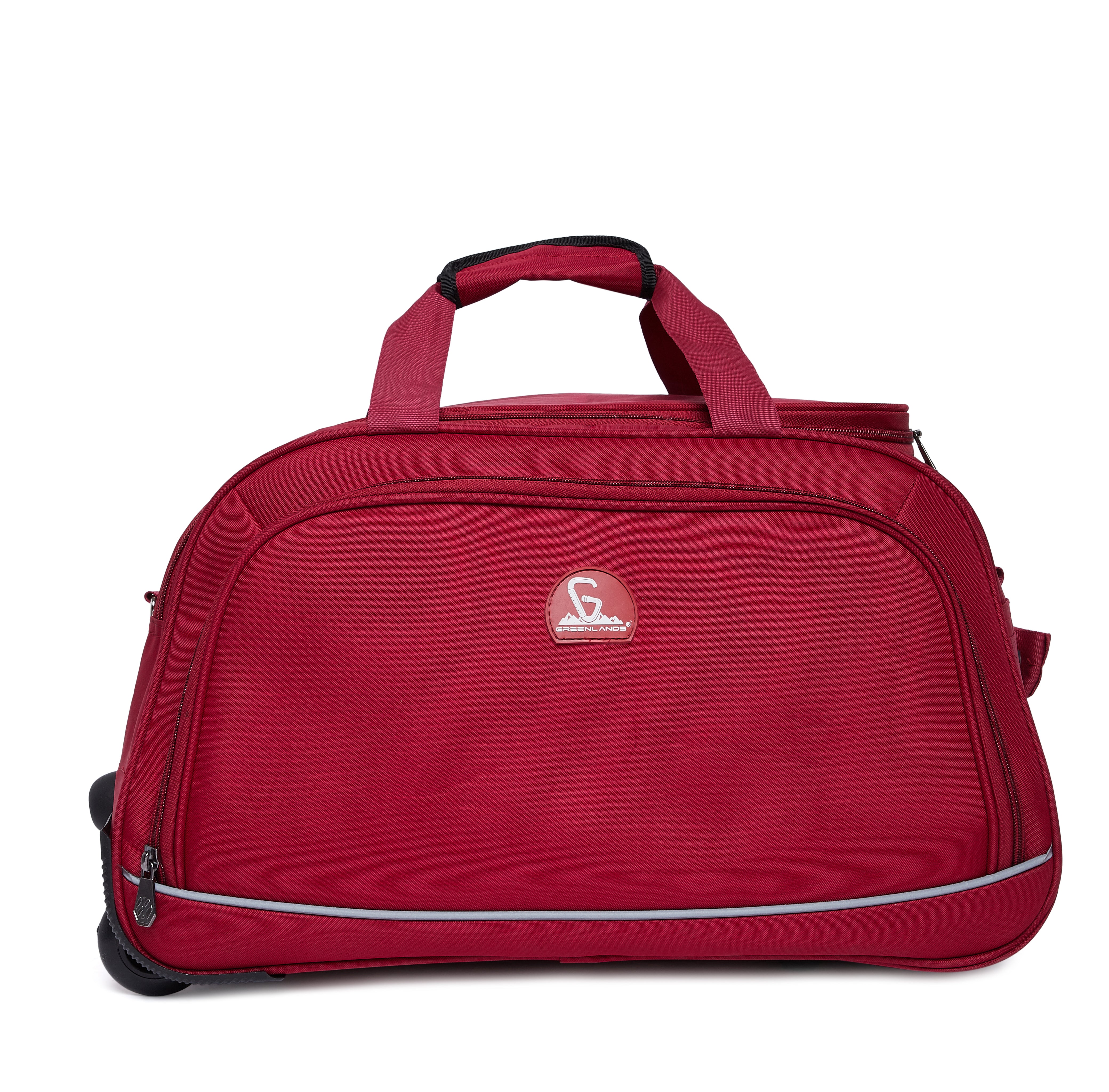 Greenlands Nifty Duffle Bag – Red| Lightweight Durable Travel & Gym Bag for Weekends & Short Trips