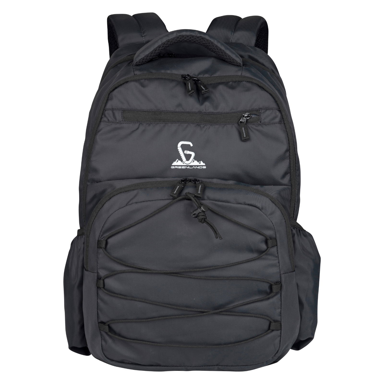 Greenlands 37L Ziggy Backpack with Attached Rain Cover – 2 Spacious Compartments, Ideal for Office, School, Travel, Trekking and Trips – Unisex, D Grey