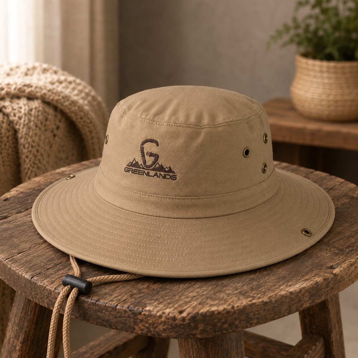Convex Outdoor Hat – Beige