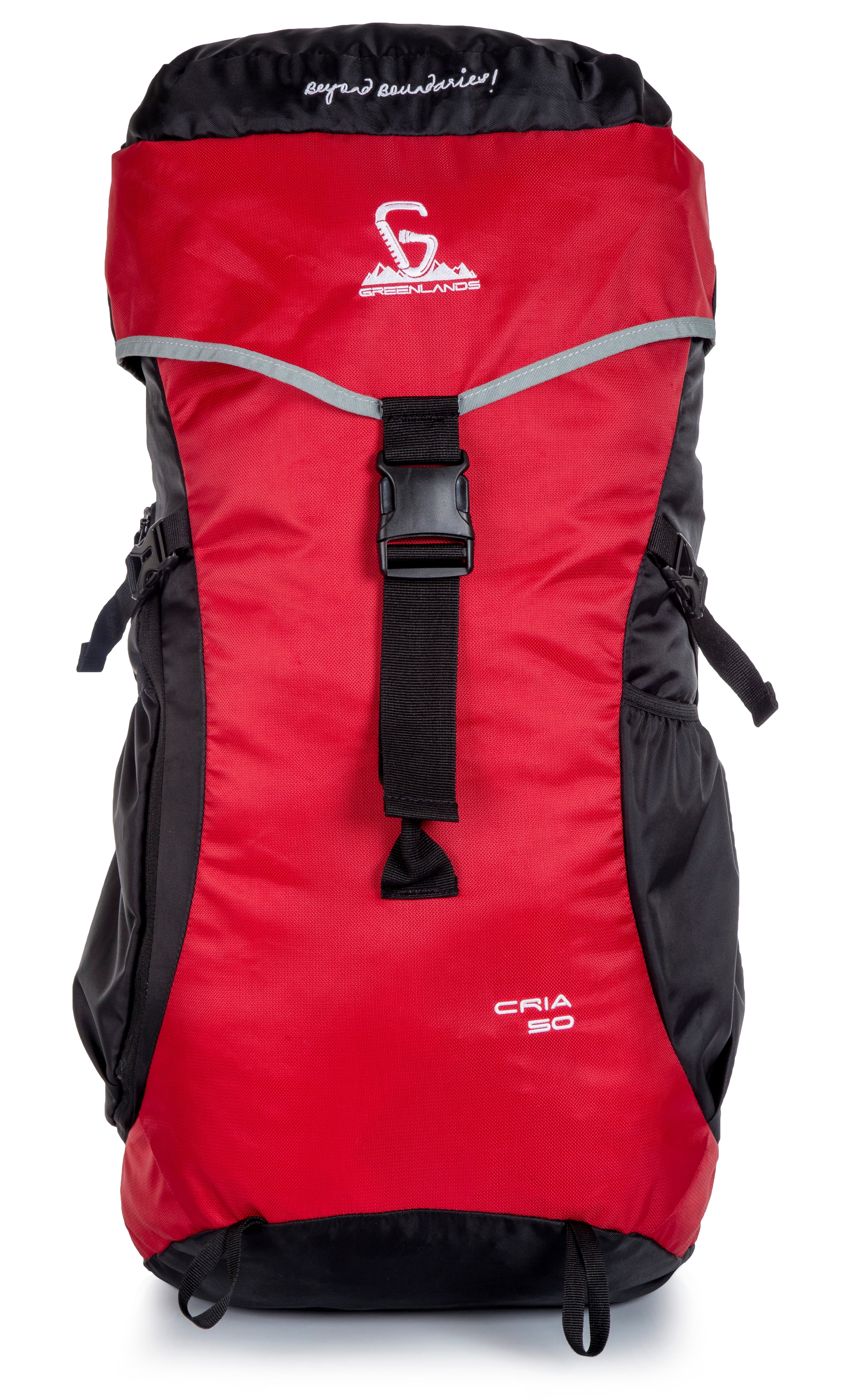 Greenlands CRIA X 50L Rucksack | Large Capacity Trekking & Hiking Backpack with Rain Cover for Adventures