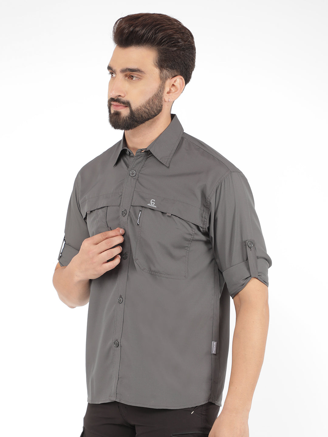 Greenlands Shirt QUADRA Ash