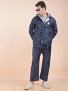 Greenlands Waterproof Rain Suit for Men & Women | Hooded Rain Jacket & Trouser Set | Reversible | Navy