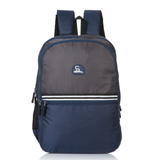 Greenlands 29L Stria Lightweight Backpack (Grey/Navy) | S-Curved Shoulder Straps & Spacious Compartment | Ideal for Men & Women | Perfect for Travel, School & Office