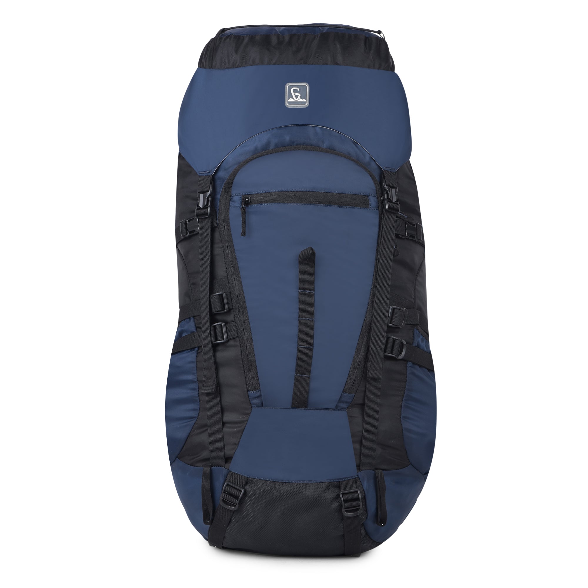 Greenlands GLOBO X 45L Rucksack| Unisex Travel Backpack for Hiking, Trekking, Camping | Spacious Top-Loading Compartment, U-Shaped Access, Rain Cover, Bungee Cord, Padded Straps and Waist Belt