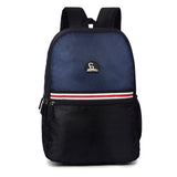 Greenlands 29L Stria Lightweight Backpack (Navy/Black) | S-Curved Shoulder Straps & Spacious Compartment | Ideal for Men & Women | Perfect for Travel, School & Office