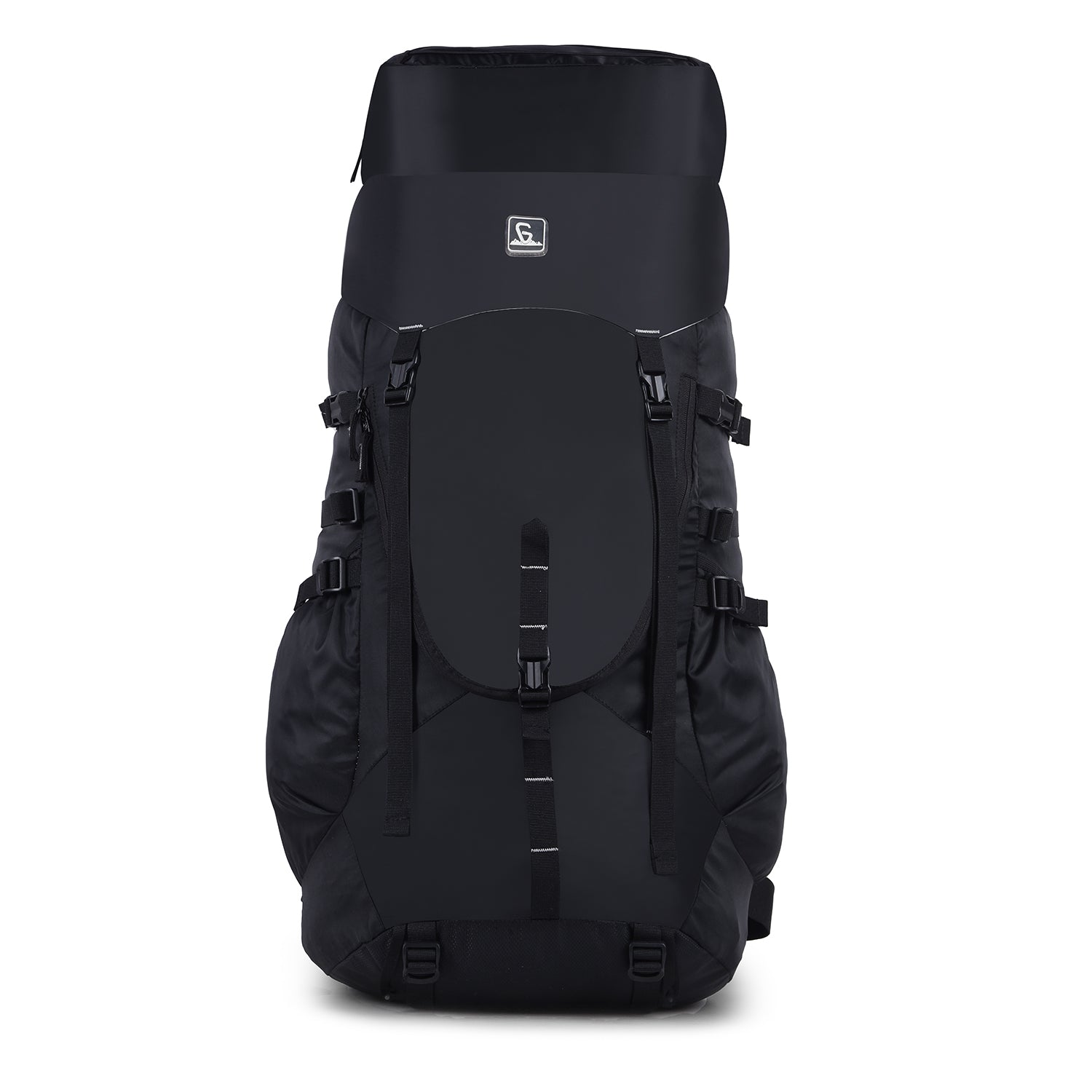 Greenlands Rucksack AXIDO X 50L — Adventure Travel Backpack Padded Back Support, U-Shaped Compartment, Hood Pocket, Ergonomic Padded Support, Bungee Cord and Safety Whistle