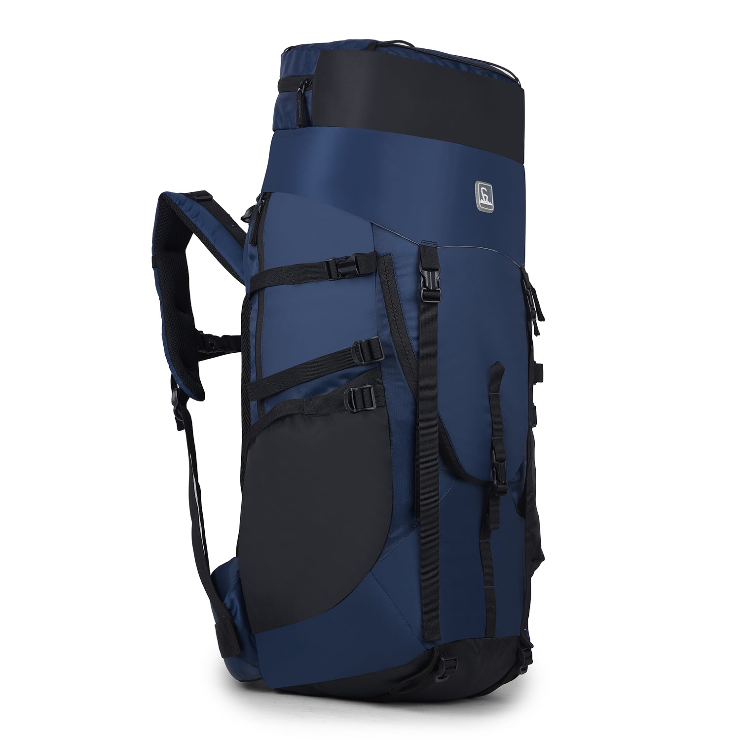 Greenlands Rucksack AXIDO X 50L — Adventure Travel Backpack Padded Back Support, U-Shaped Compartment, Hood Pocket, Ergonomic Padded Support, Bungee Cord and Safety Whistle