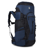 Greenlands GLOBO X 45L Rucksack| Unisex Travel Backpack for Hiking, Trekking, Camping | Spacious Top-Loading Compartment, U-Shaped Access, Rain Cover, Bungee Cord, Padded Straps and Waist Belt