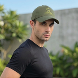 Greenlands Quadra Sports Cap - Olive | Structured Adjustable Cap for Outdoor, Trekking & Casual Wear