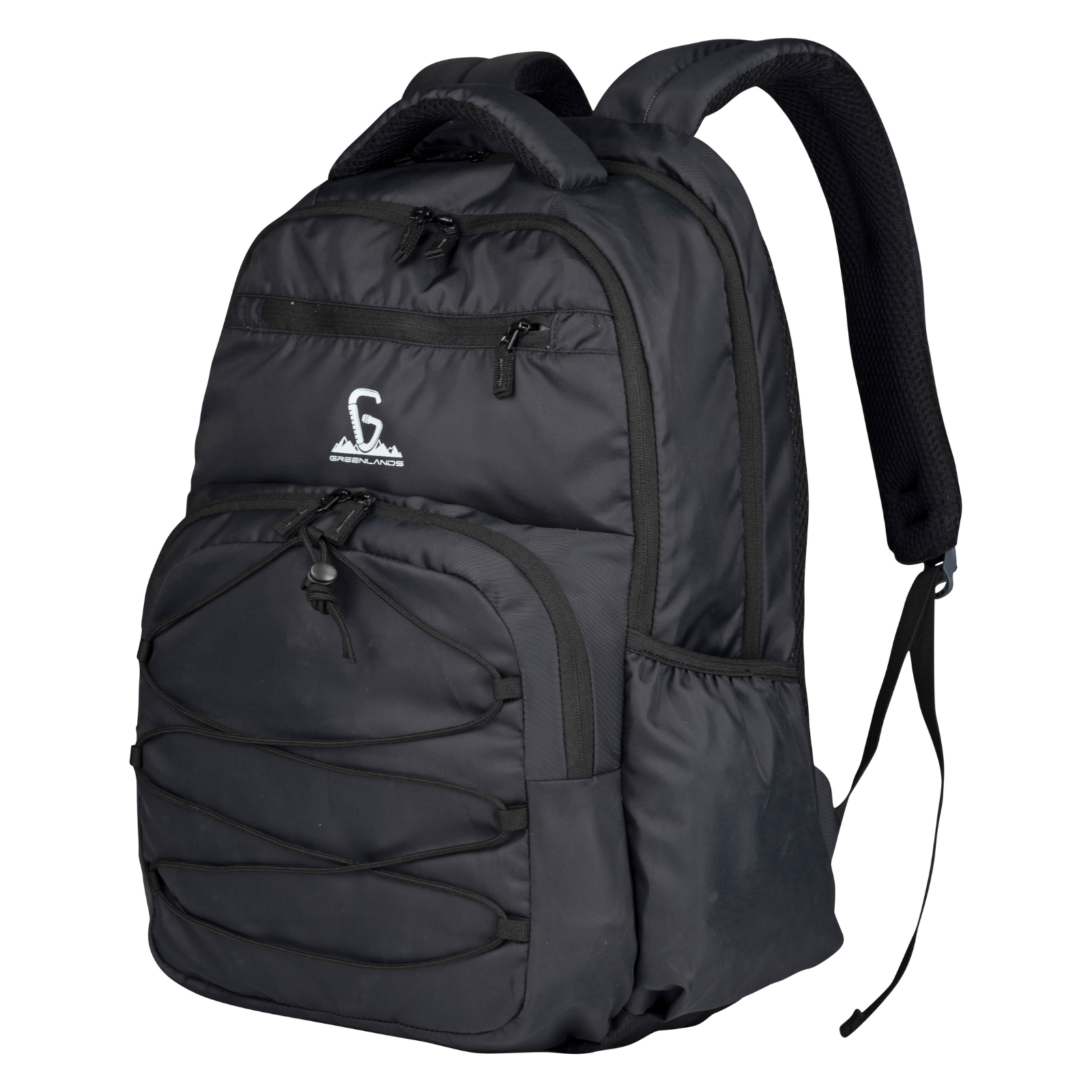 Greenlands 37L Ziggy Backpack with Attached Rain Cover – 2 Spacious Compartments, Ideal for Office, School, Travel, Trekking and Trips – Unisex, D Grey