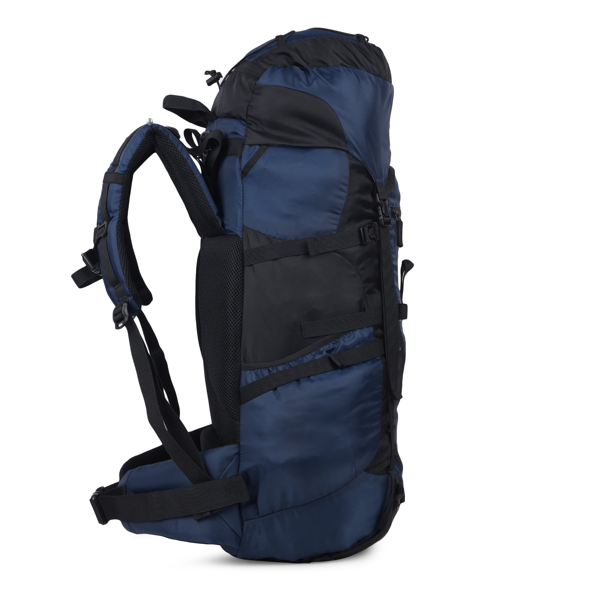 Greenlands GLOBO X 45L Rucksack| Unisex Travel Backpack for Hiking, Trekking, Camping | Spacious Top-Loading Compartment, U-Shaped Access, Rain Cover, Bungee Cord, Padded Straps and Waist Belt