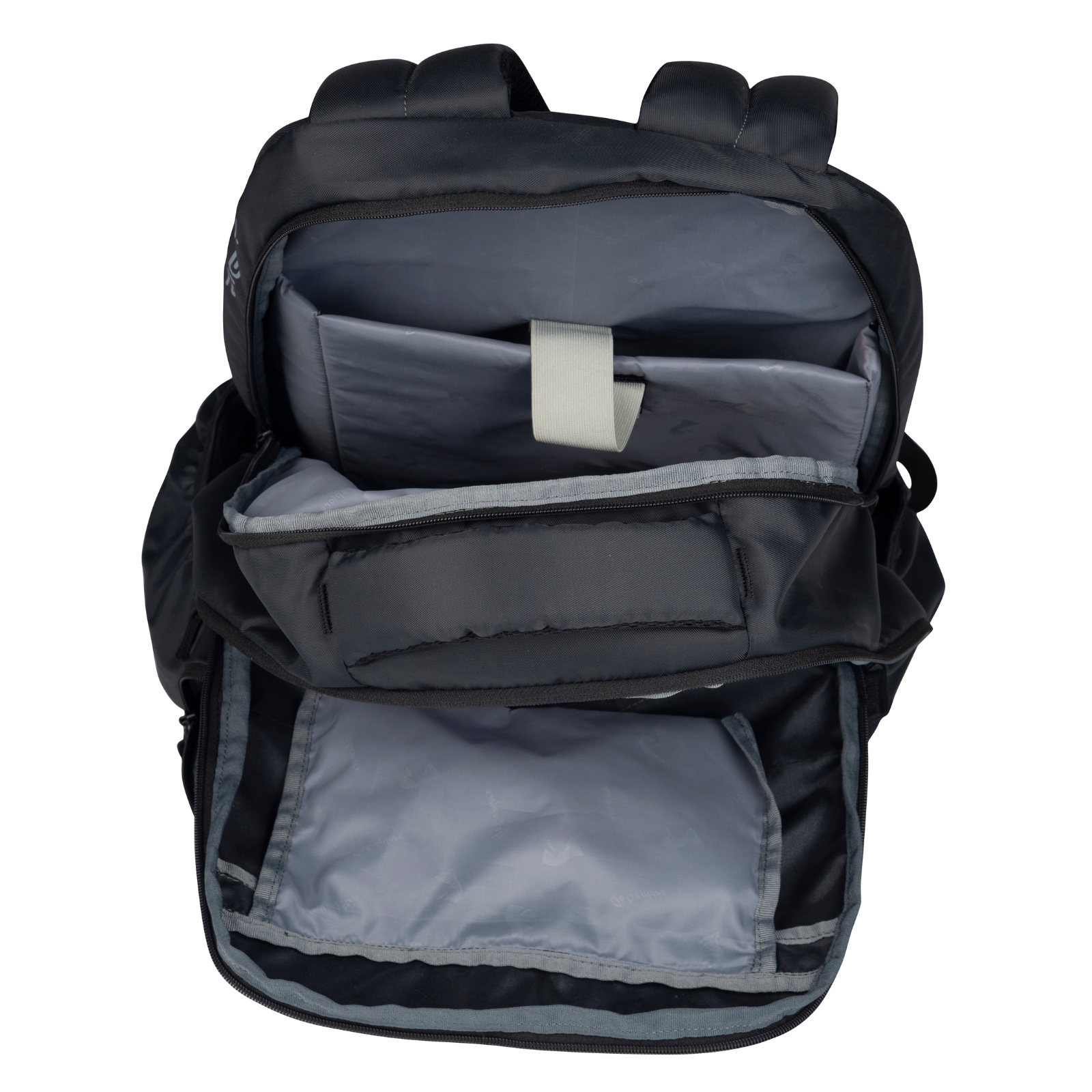 Greenlands 37L Ziggy Backpack with Attached Rain Cover – 2 Spacious Compartments, Ideal for Office, School, Travel, Trekking and Trips – Unisex, D Grey