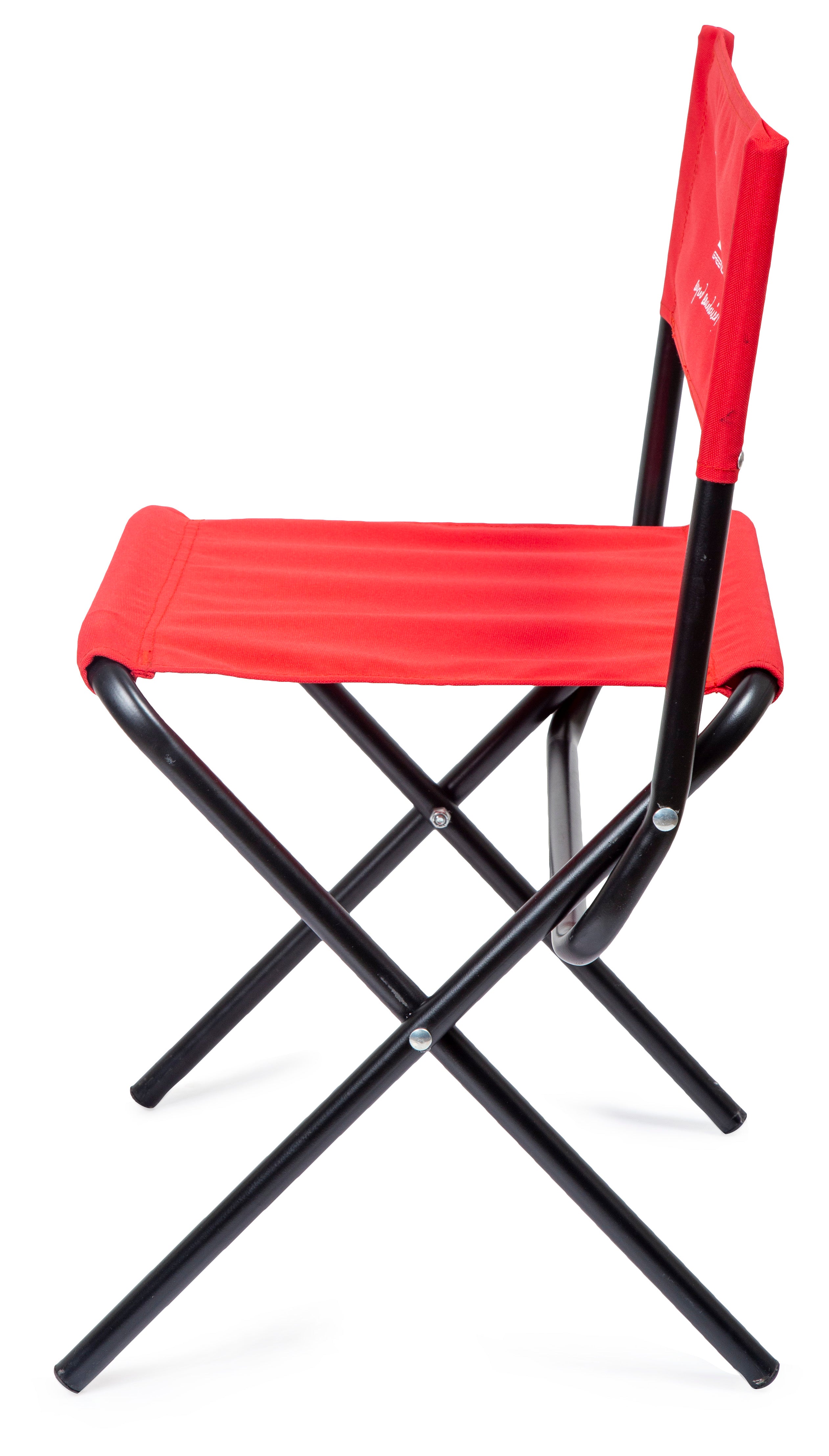 Greenlands Foldable Camping Chair – Mild Steel, Red | Portable Outdoor Folding Chair for Camping & Travel