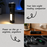 Greenlands 3W LED USB Rechargeable Torch