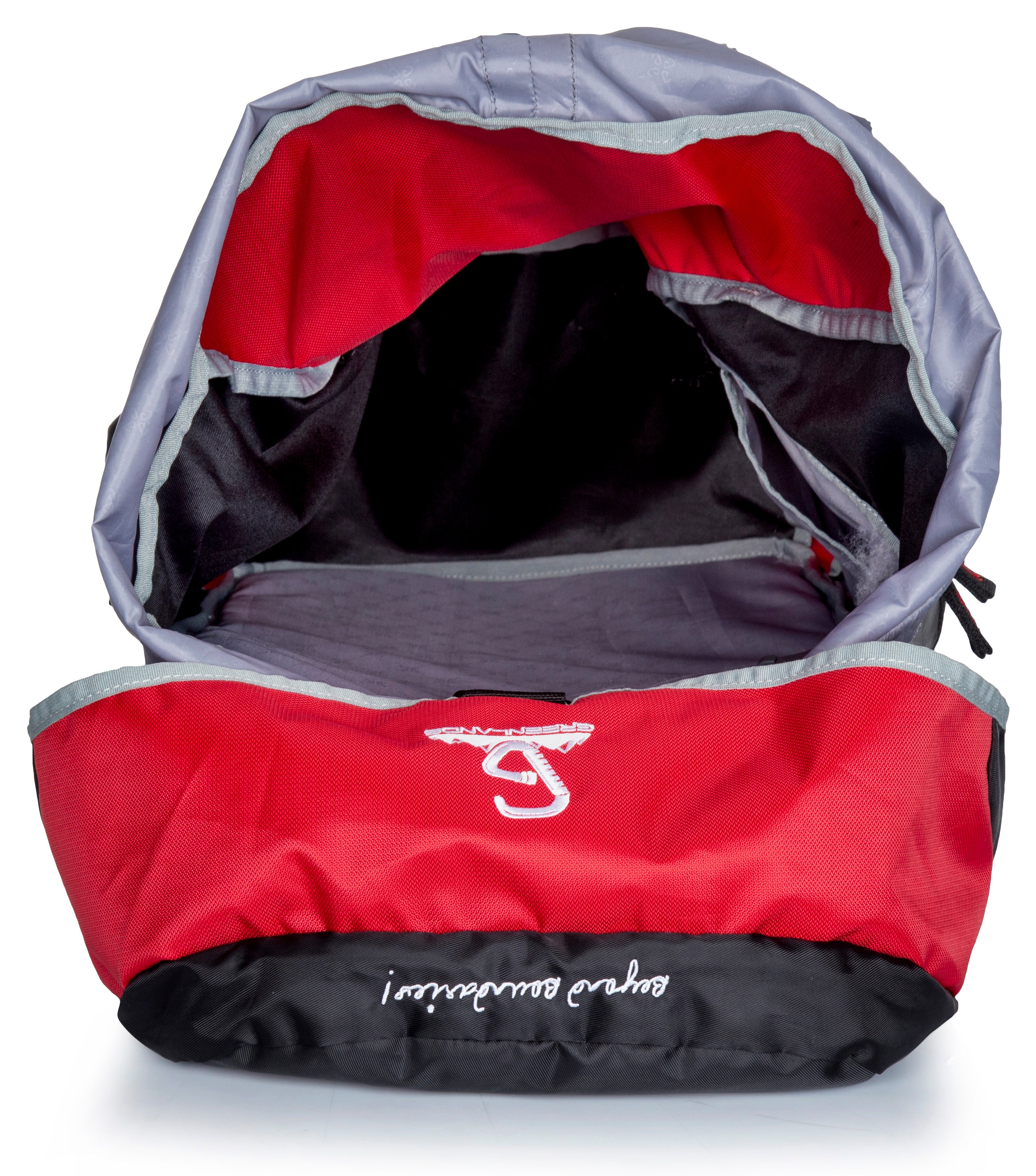 Greenlands CRIA 50L Rucksack Red | Durable Trekking Bag with Multiple Compartments for Adventure Travel