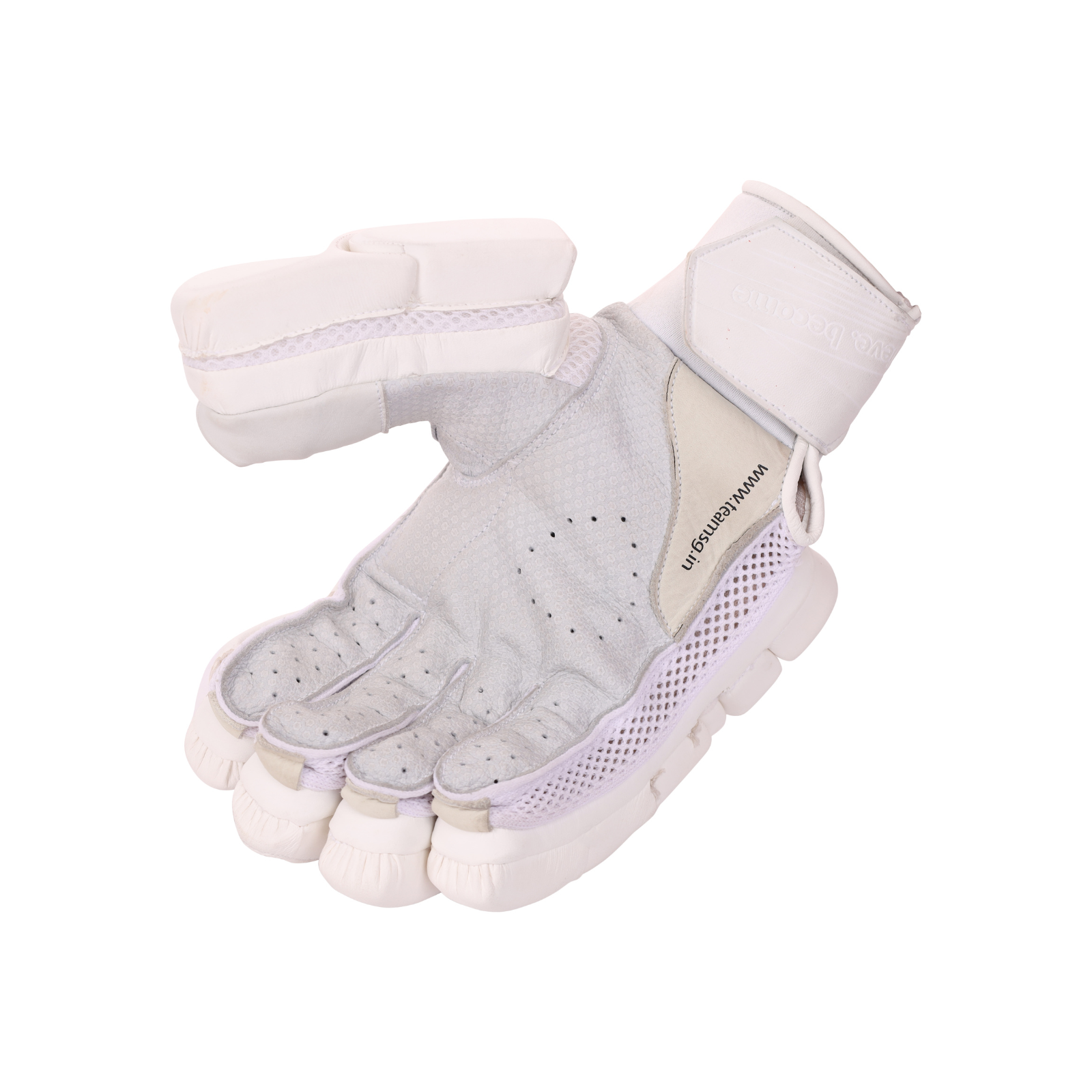 SG Hilite White Batting Gloves with High Quality Sheep Leather