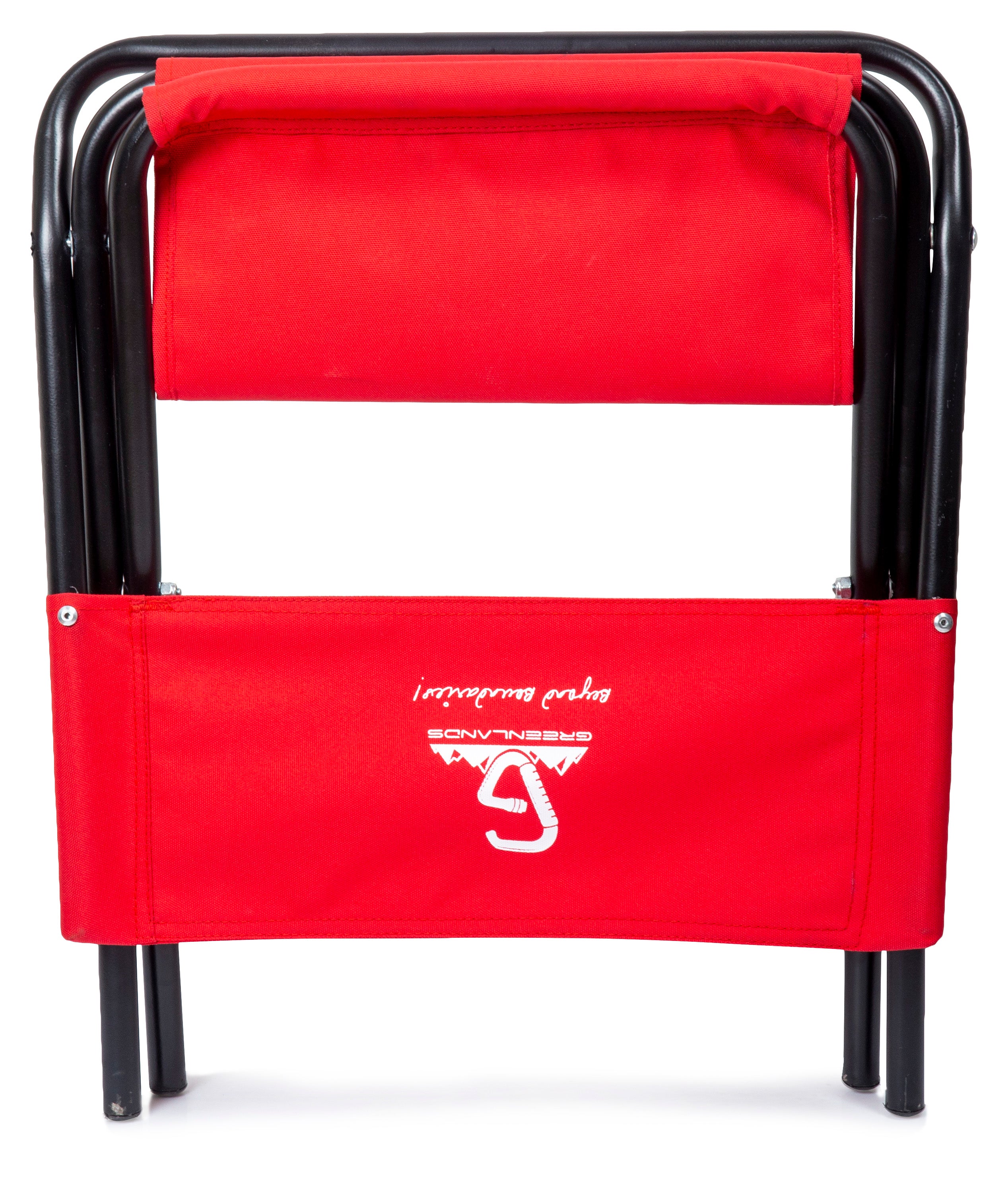 Greenlands Foldable Camping Chair – Mild Steel, Red | Portable Outdoor Folding Chair for Camping & Travel