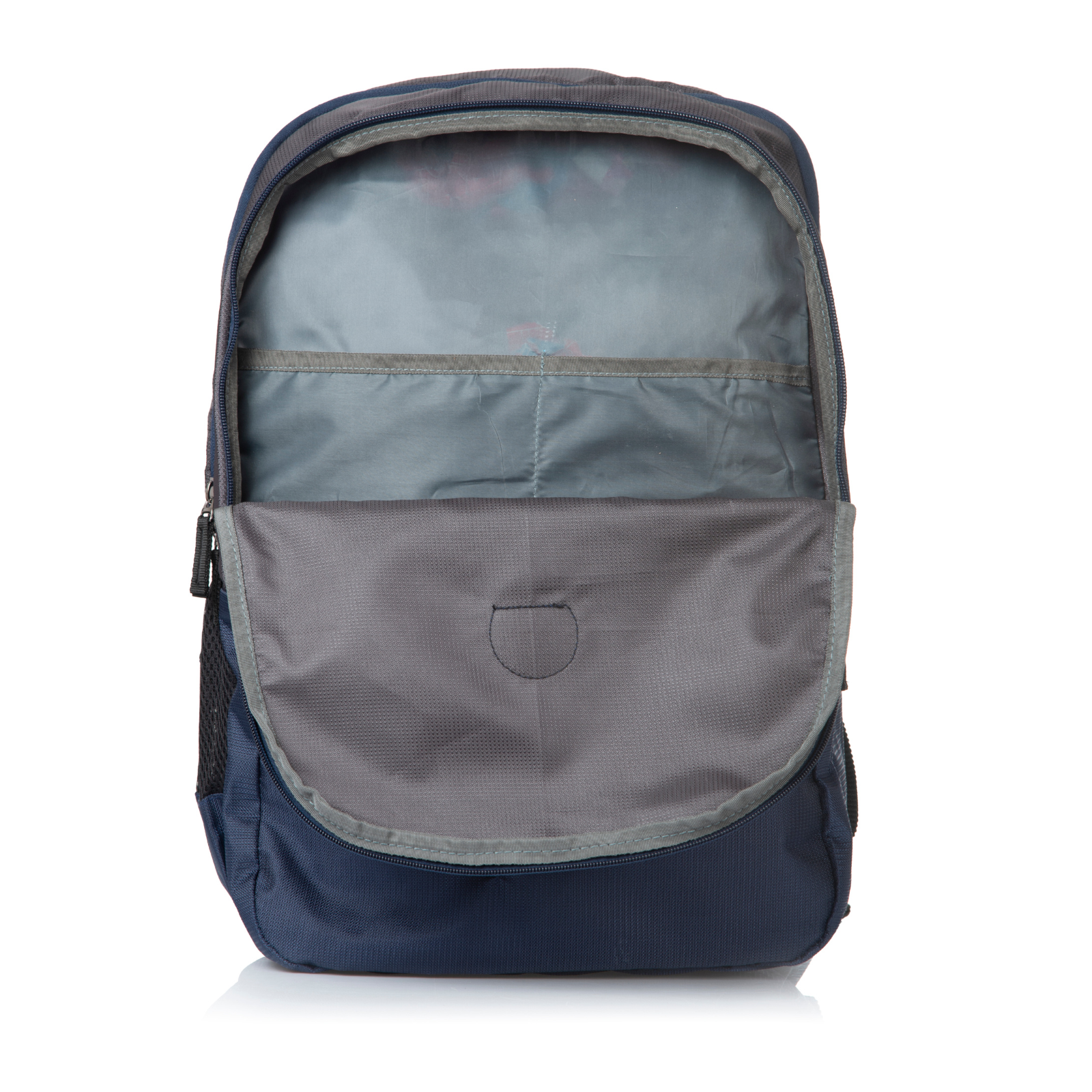 Greenlands 29L Stria Lightweight Backpack (Grey/Navy) | S-Curved Shoulder Straps & Spacious Compartment | Ideal for Men & Women | Perfect for Travel, School & Office