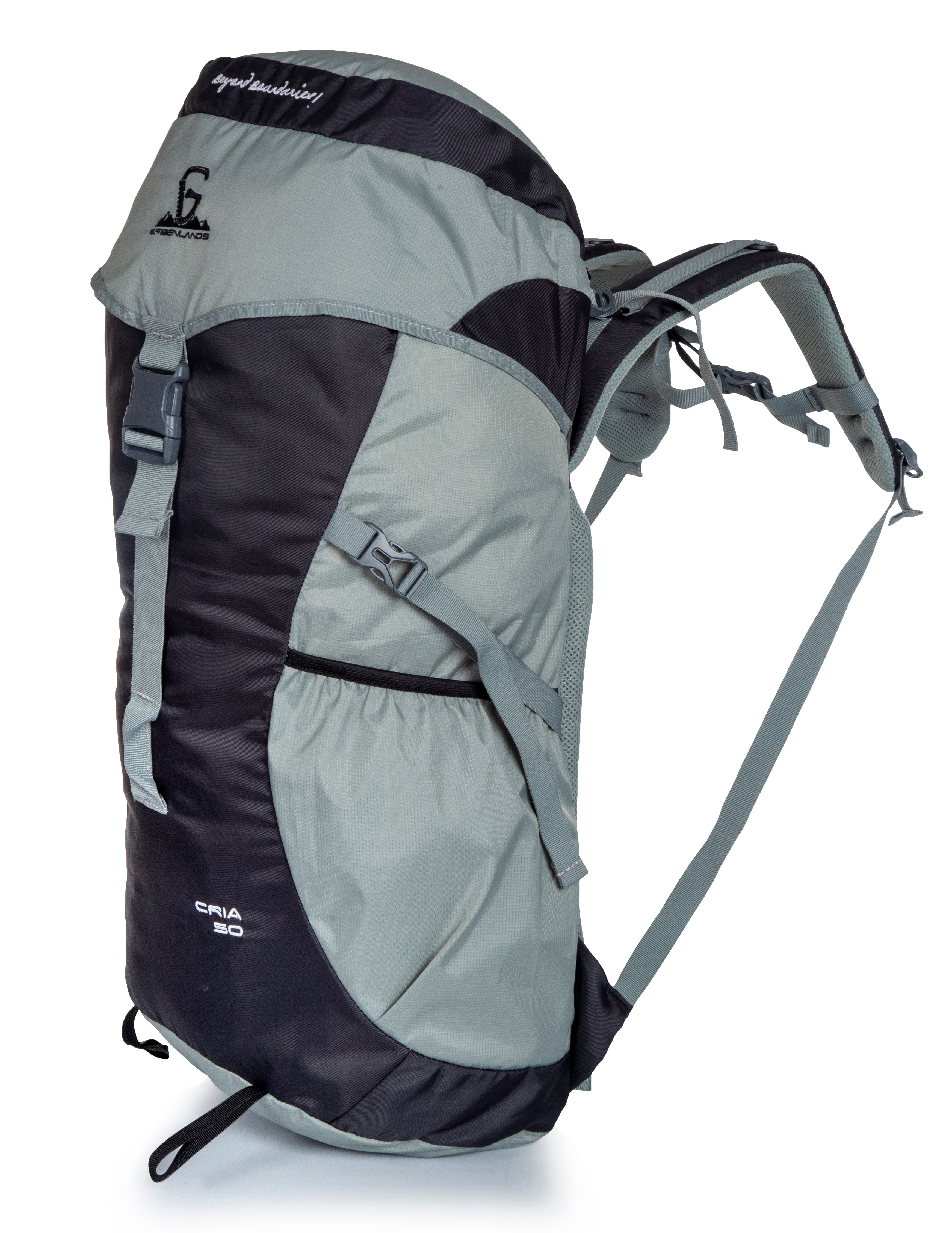 Greenlands CRIA 50L Rucksack | Durable Trekking Bag with Multiple Compartments for Adventure Travel