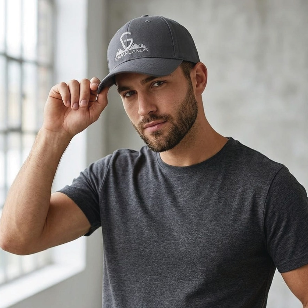 Greenlands TRISH Sports Cap – Grey | Adjustable Outdoor Cap for Trekking, Sports & Casual Wear