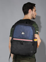 Greenlands 29L Stria Lightweight Backpack (Navy/Black) | S-Curved Shoulder Straps & Spacious Compartment | Ideal for Men & Women | Perfect for Travel, School & Office