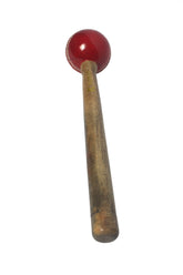 Kopojis Wooden Bat Mallet with Leather Ball (Sheesham), Perfect for Enhancing The Power of Your Cricket Bat