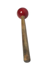 Kopojis Wooden Bat Mallet with Leather Ball (Sheesham), Perfect for Enhancing The Power of Your Cricket Bat