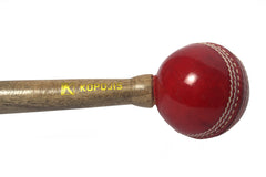 Kopojis Wooden Bat Mallet with Leather Ball (Sheesham), Perfect for Enhancing The Power of Your Cricket Bat