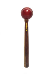 Kopojis Wooden Bat Mallet with Leather Ball (Sheesham), Perfect for Enhancing The Power of Your Cricket Bat