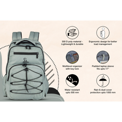 Greenlands Ziggy Backpack - Light Grey