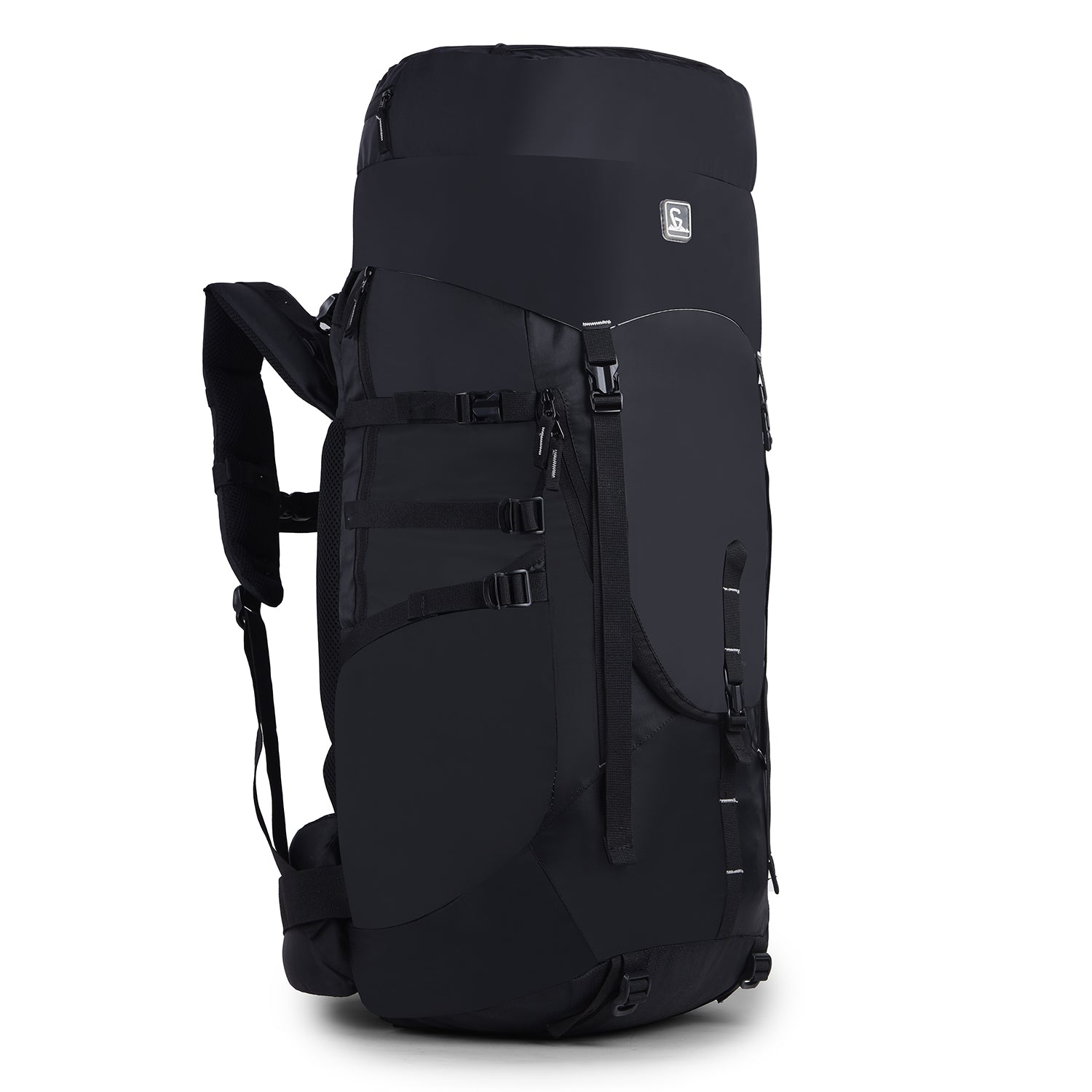 Greenlands Rucksack AXIDO X 50L — Adventure Travel Backpack Padded Back Support, U-Shaped Compartment, Hood Pocket, Ergonomic Padded Support, Bungee Cord and Safety Whistle