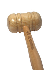 Kookaburra Wooden Bat Mallet (Ash) - Double-Sided Hammer for Knocking Cricket Bats - Natural Bat Care
