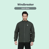NS Lycra DUO Windbreaker Hiking Jacket, Olive