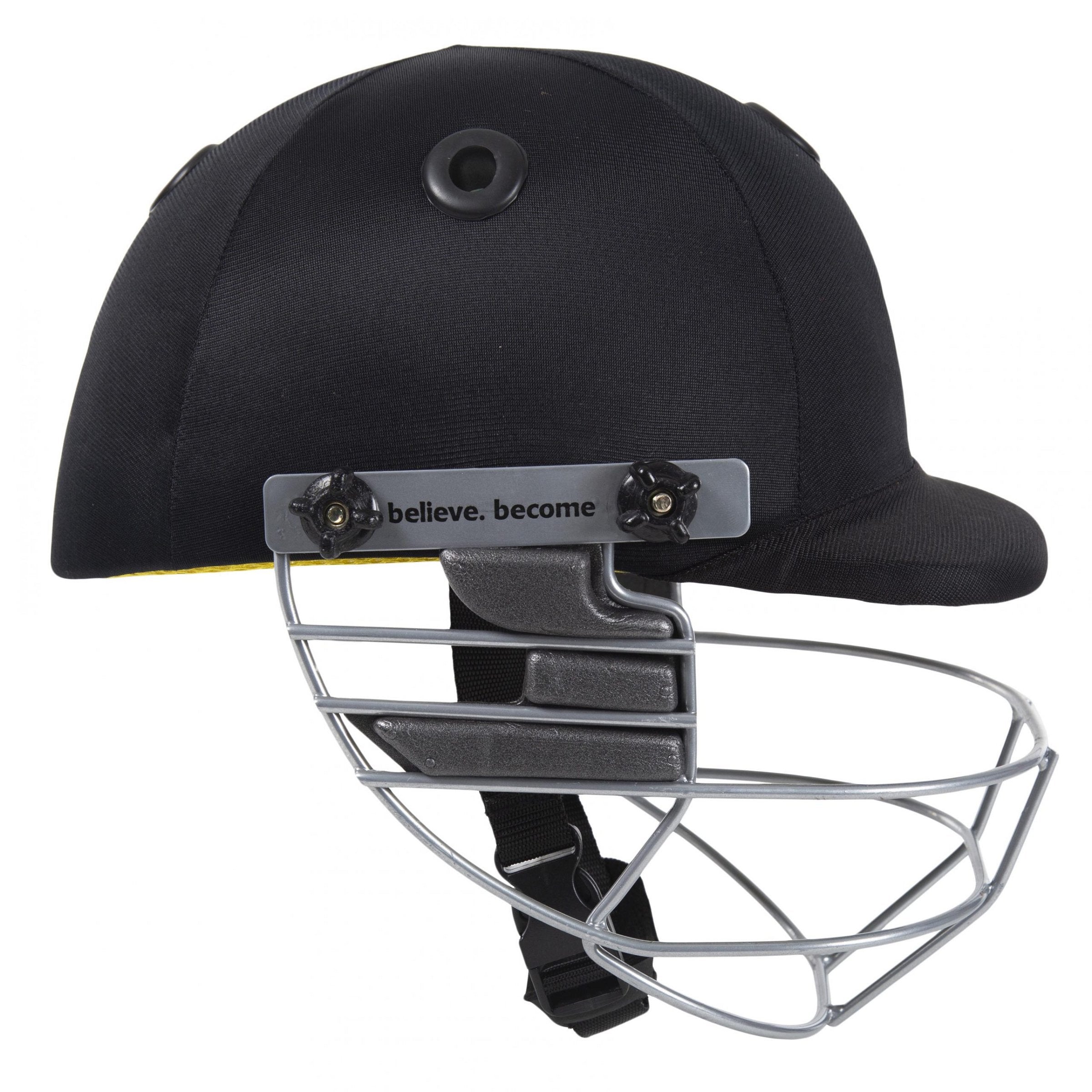 SG Blazetech Coloured Cricket Helmet (Black)