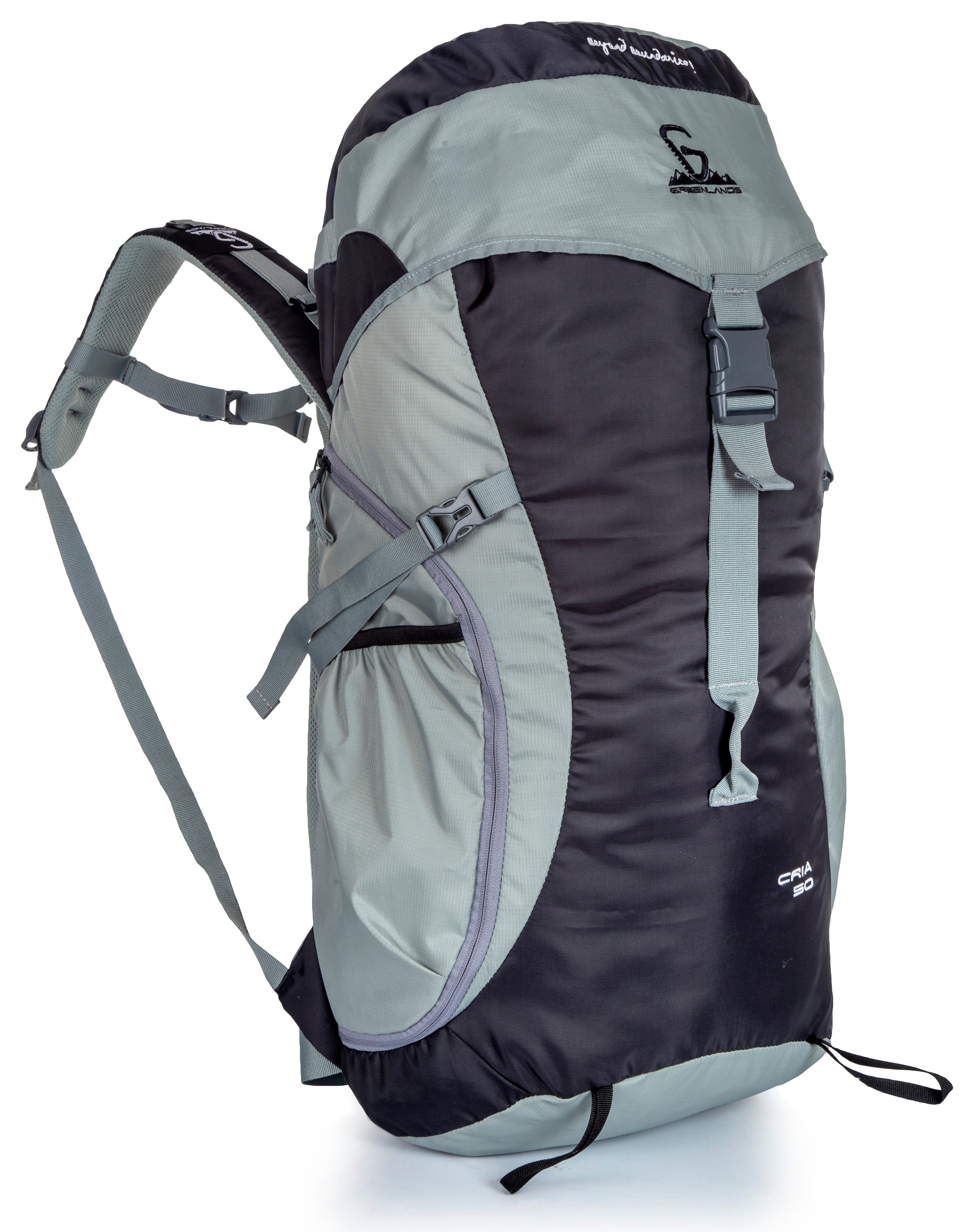 Greenlands CRIA X 50L Rucksack | Large Capacity Trekking & Hiking Backpack with Rain Cover for Adventures